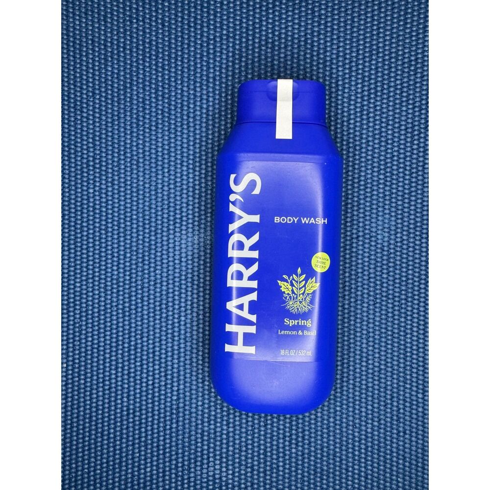 Harry's Spring Body Wash Lemon & Basil 16oz New